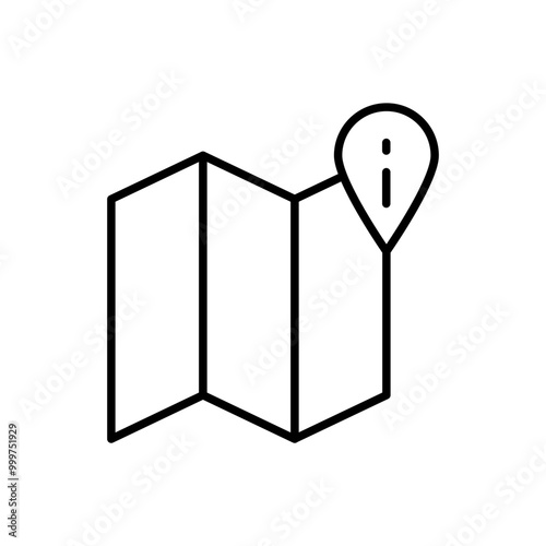 Information center outline icons, minimalist vector illustration ,simple transparent graphic element .Isolated on white background