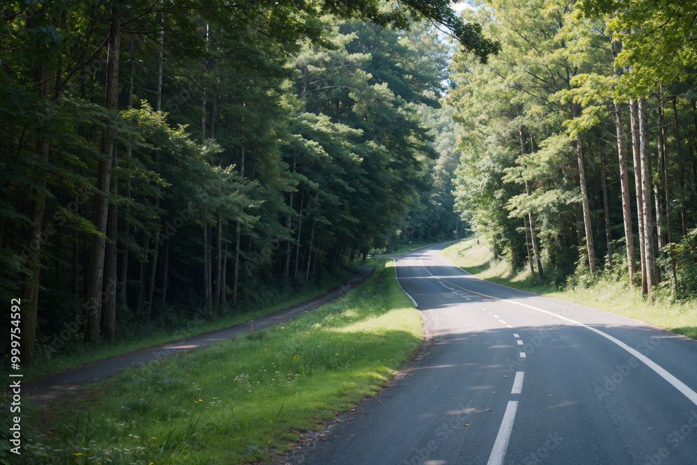 road in the woods road in the woods