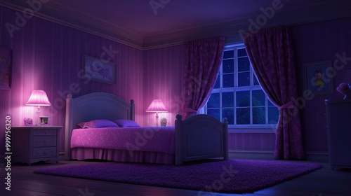 Nighttime Bedroom.