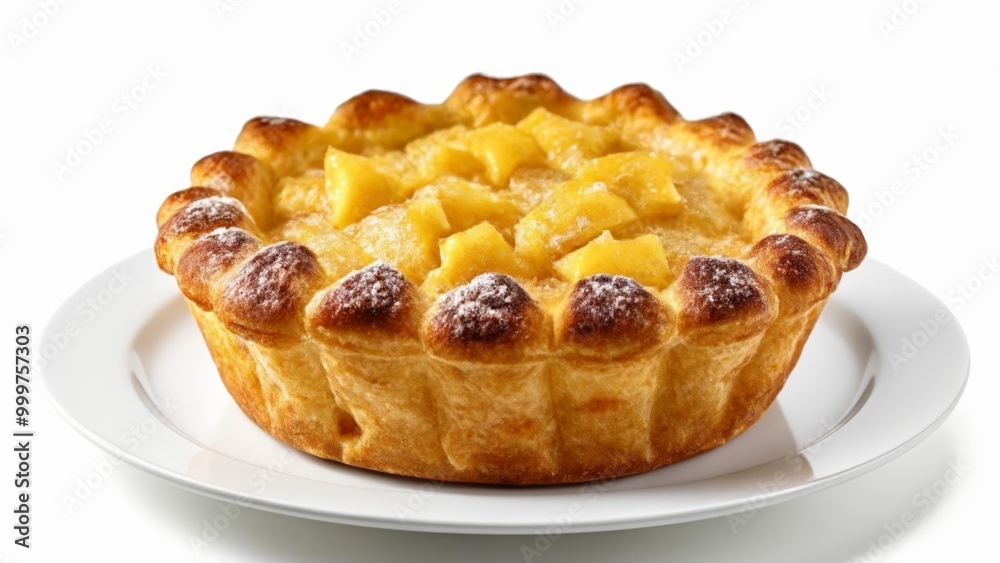 Delicious baked dessert ready to be savored Delicious baked dessert ready to be savored