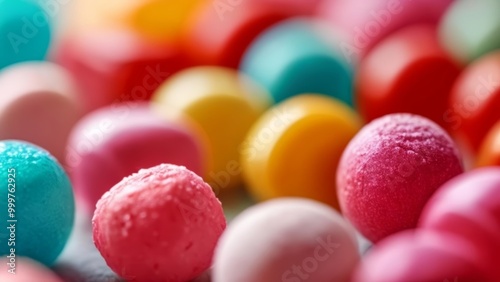  Vibrant Easter eggs in a closeup shot photo