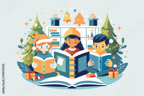 Festive Season Reading: Children, Books, and Holiday Decorations