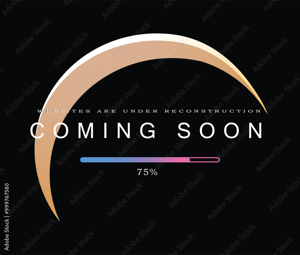 Coming soon 75% loading  