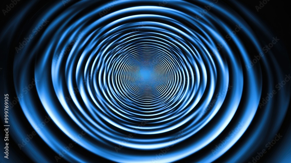 A swirling blue tunnel pattern creating a sense of depth and motion. A swirling blue tunnel pattern creating a sense of depth and motion.