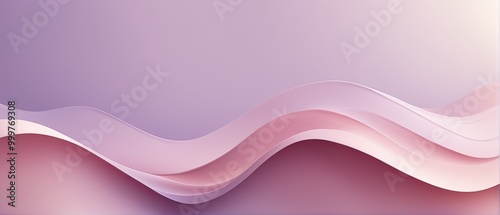 Abstract Pink Waves Background