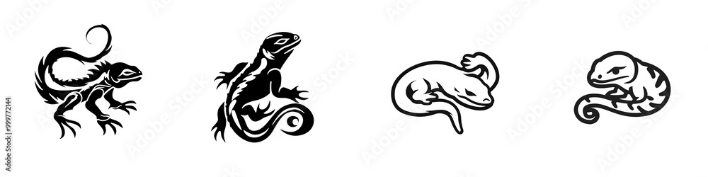 Collection of playful and artistic doodles on a white isolate background.