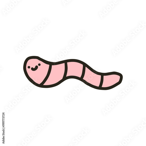 worm icon design vector illustration