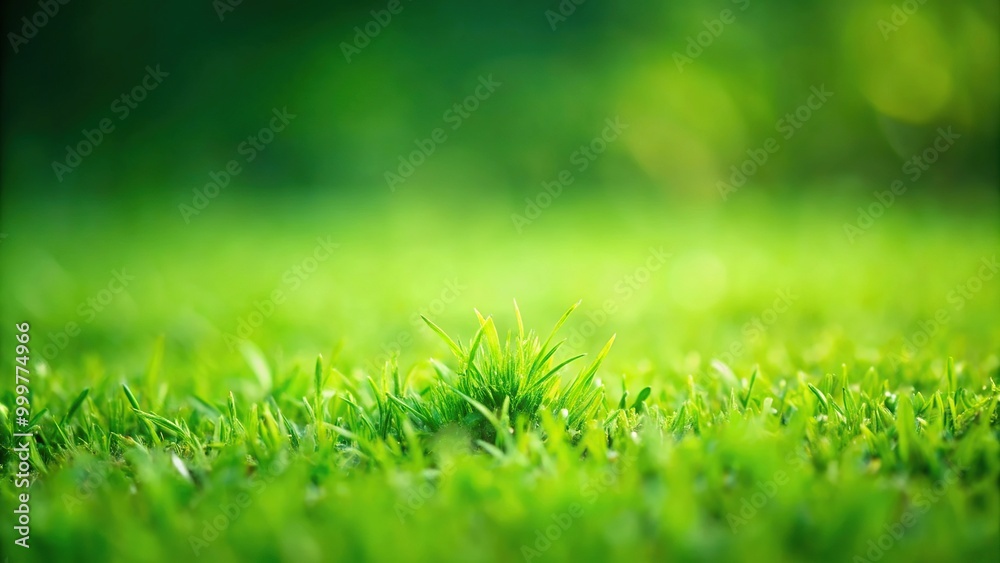 Green grass ground cover with minimalist green carpet background Green grass ground cover with minimalist green carpet background