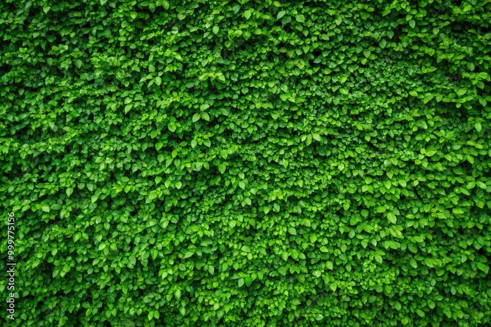 Green grass wall texture with natural green leaves background Green grass wall texture with natural green leaves background