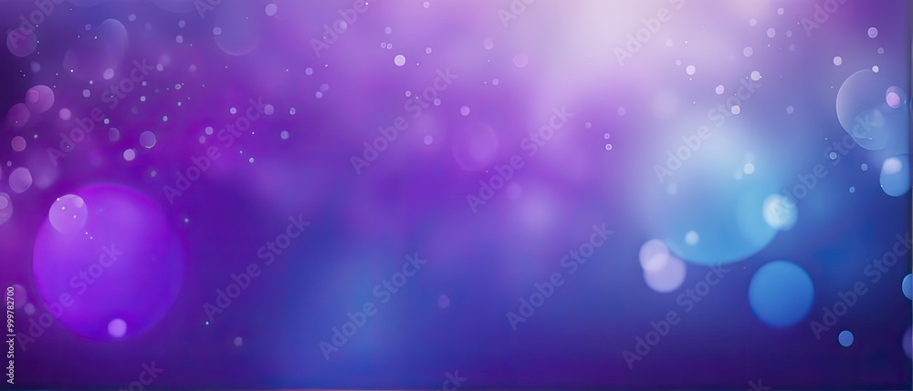 Obraz premium Abstract Bokeh Background with Purple and Blue Colors