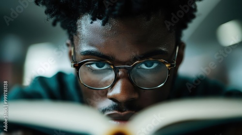 A person resting with arms folded and head down, appearing thoughtful and introspective, in a somewhat blurred background setting. The atmosphere is contemplative. photo