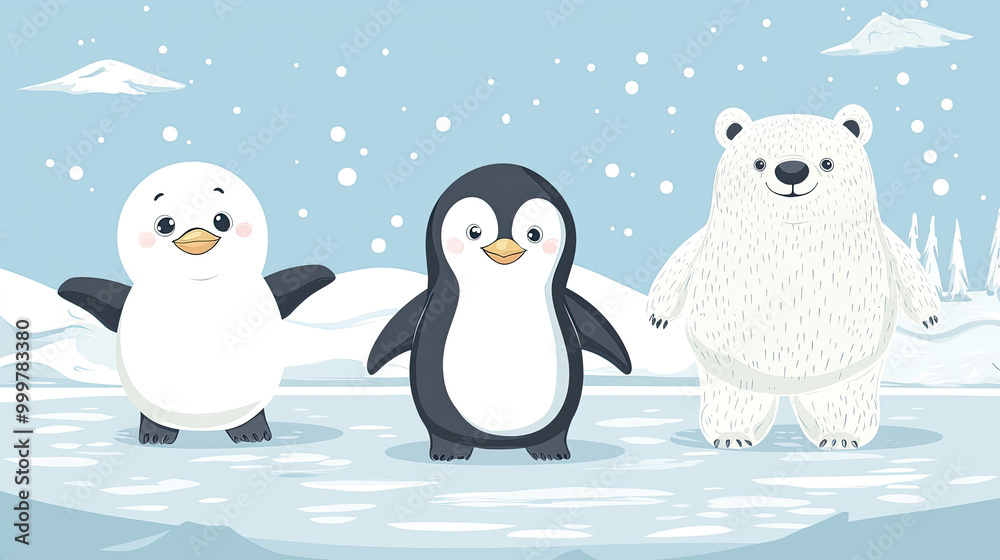 Fototapeta premium Vector animal background