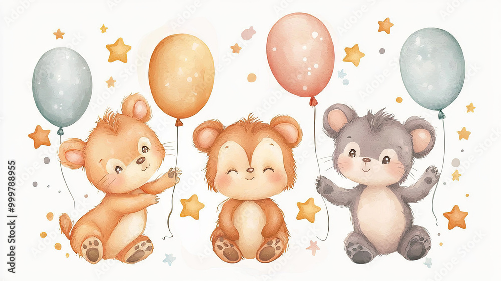 Vector animal background Vector animal background