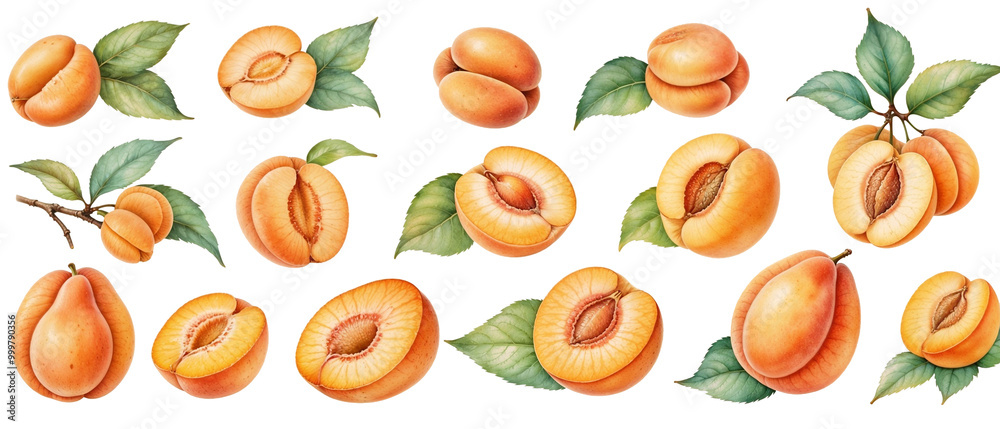 collection of peach fruit background1 collection of peach fruit background1