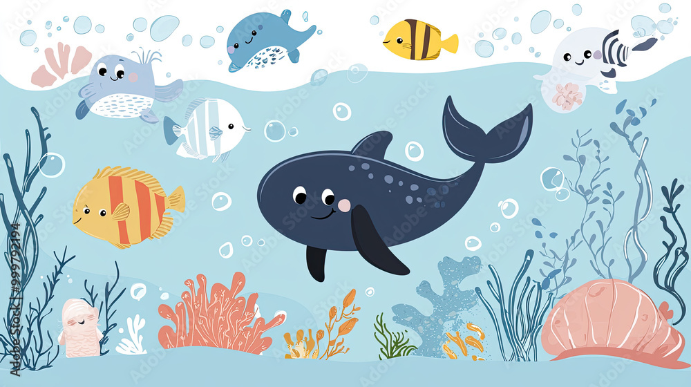 Vector animal background Vector animal background