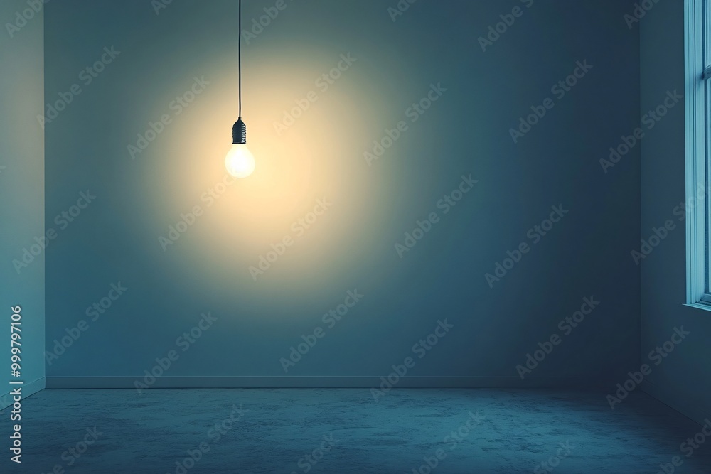 Light Bulb in Empty Room Light Bulb in Empty Room