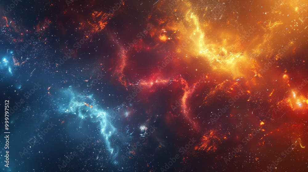 Obraz premium Cosmic Nebulae