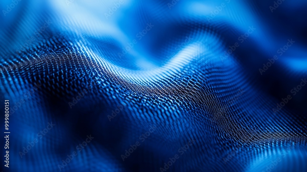 Abstract Blue Fabric Texture Abstract Blue Fabric Texture