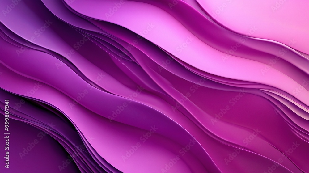 Obraz premium Abstract Waves of Pink and Purple Tones