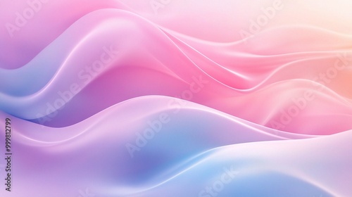 Soft Colorful Abstract Waves Background