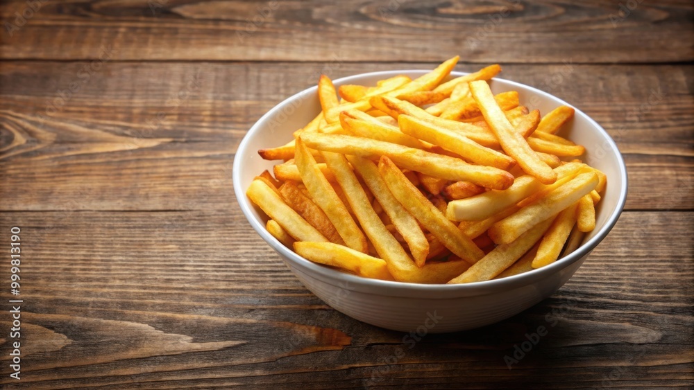 Freshly cooked french fries in a bowl, fast food, snacks, crispy, golden, delicious, unhealthy, appetizer, potato Freshly cooked french fries in a bowl, fast food, snacks, crispy, golden, delicious, unhealthy, appetizer, potato