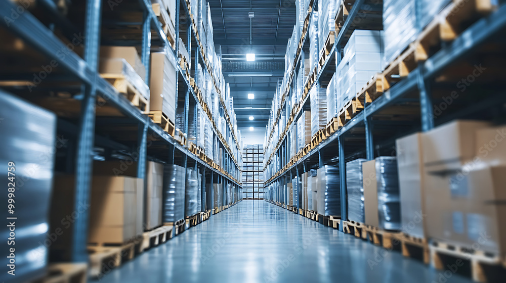 Fototapeta premium 창고 운영 최적화를 위한 프로세스 개선 계획2