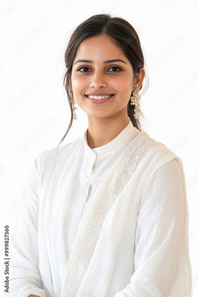 young indian business woman standing confidently young indian business woman standing confidently