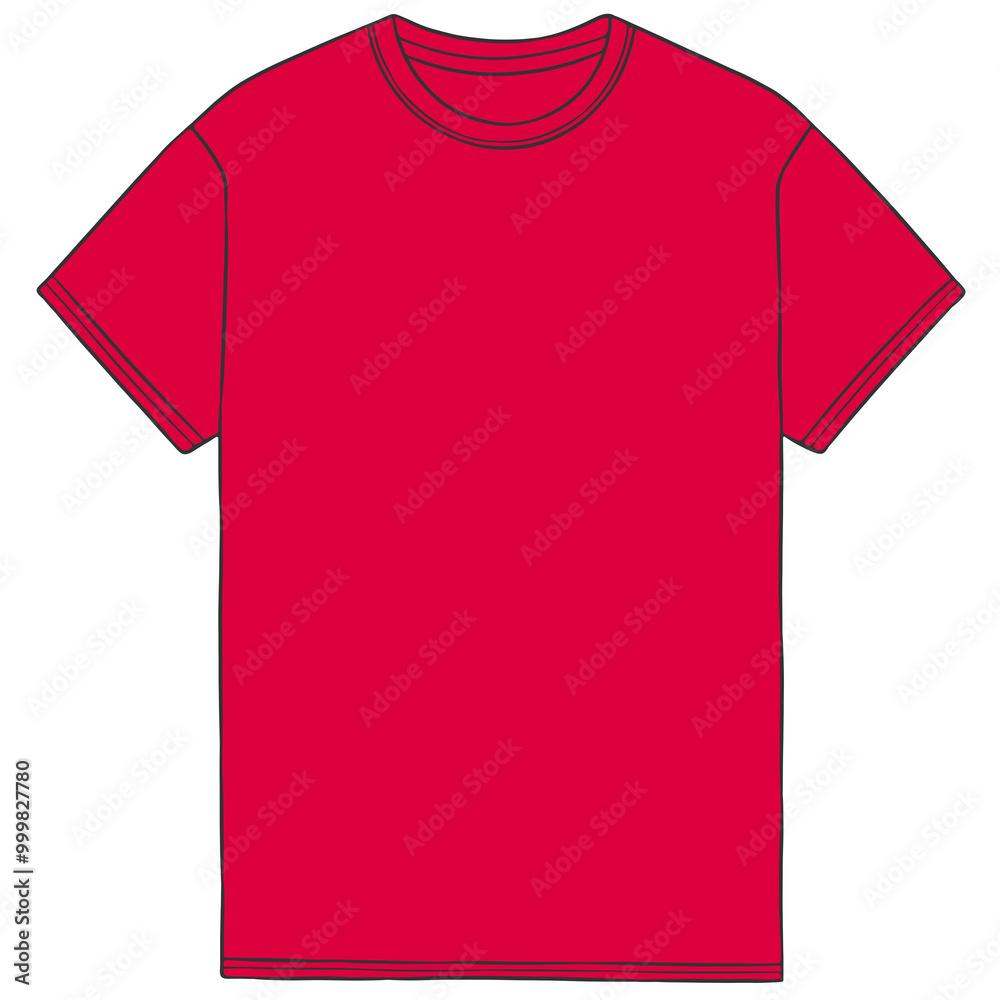 red front tshirt mockup red front tshirt mockup