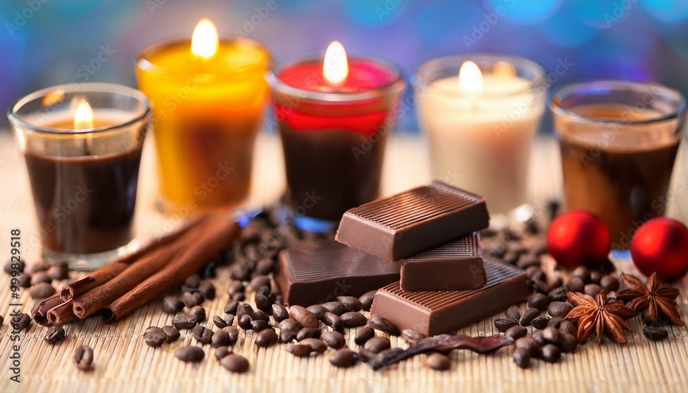 Scented flames bring peaceful vibes.  