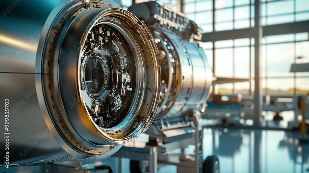 Fototapeta premium Aircraft Engine Detail