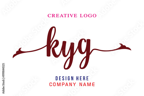 KYG  lettering logo is simple, easy to understand and authoritative