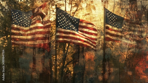 Waving Flags in Nature