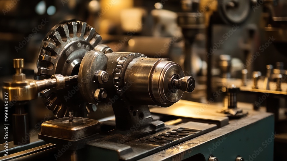 Machine tools, featuring lathes, milling machines, and grinding wheels, all polished and ready for industrial work. Machine tools, featuring lathes, milling machines, and grinding wheels, all polished and ready for industrial work.