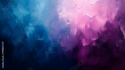 Blue and Purple Abstract Ca...