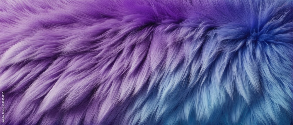 Purple and Blue Fur Texture Purple and Blue Fur Texture