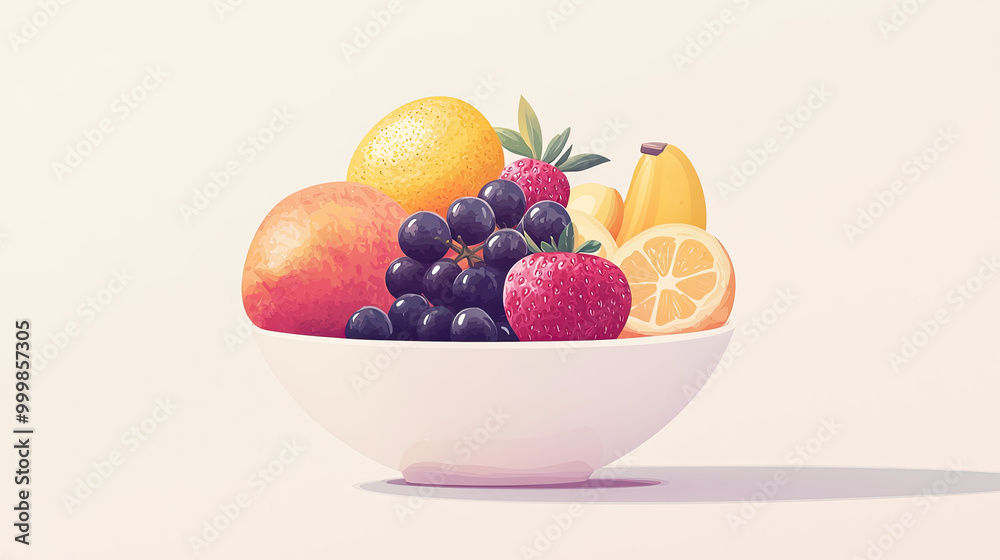 Vector fruits background Vector fruits background