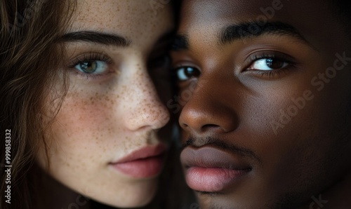 Close-Up of Diverse Individuals in Warm Light