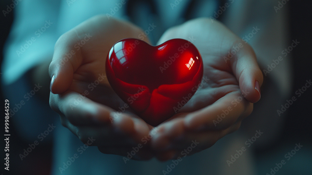 Celebrating International Volunteer Day with a symbol of love and compassion in a community setting Celebrating International Volunteer Day with a symbol of love and compassion in a community setting