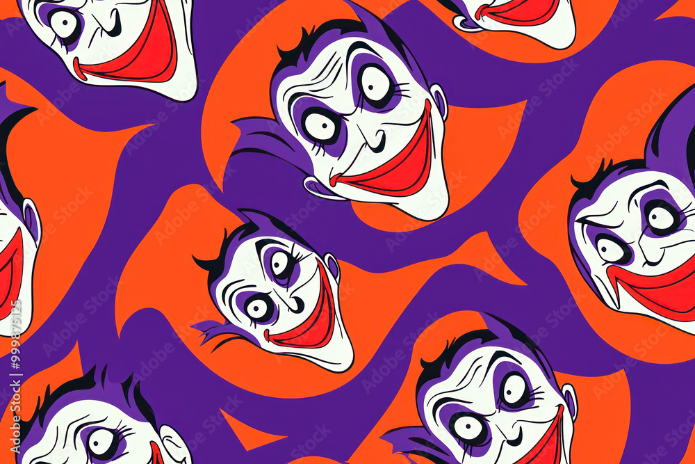 Joker laugh HA HA background. Laughter texture for halloween. Joker laugh HA HA background. Laughter texture for halloween.