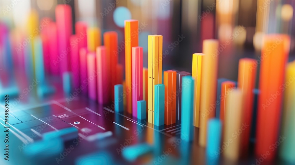 A 3D column chart showcasing revenue comparisons between multiple companies, with vibrant colors and clear labels emphasizing key performance indicators. A 3D column chart showcasing revenue comparisons between multiple companies, with vibrant colors and clear labels emphasizing key performance indicators.