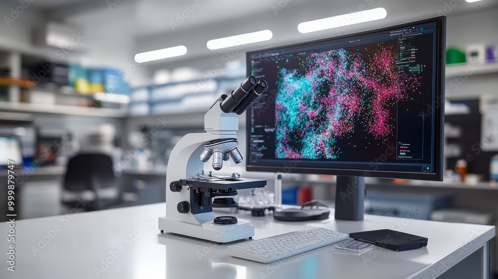 Naklejka premium Advanced Laboratory Equipment