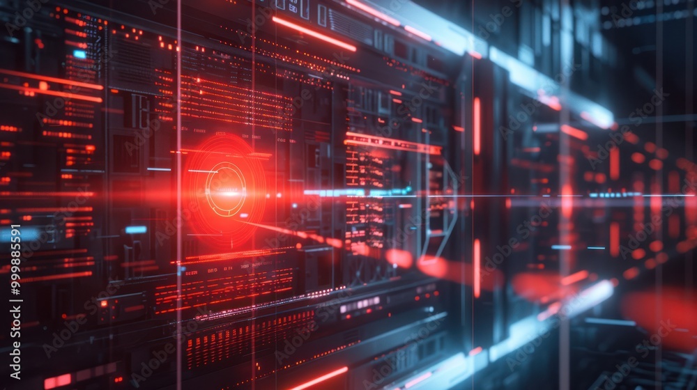 Abstract Futuristic Digital Interface Abstract Futuristic Digital Interface