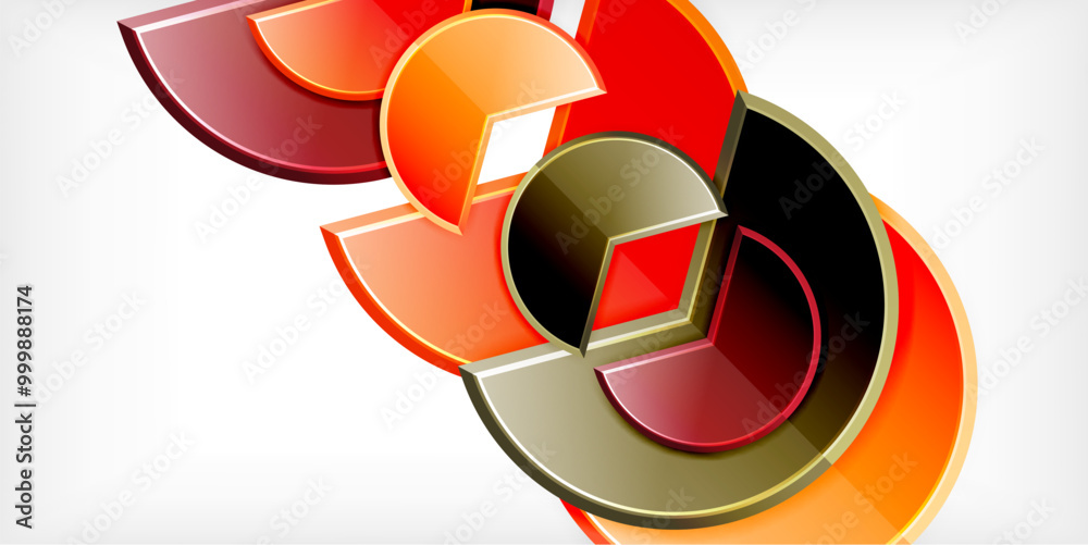 Trendy round shapes with triangular angle design element. Vector Illustration For Wallpaper, Banner, Background, Card, Book Illustration, landing page Trendy round shapes with triangular angle design element. Vector Illustration For Wallpaper, Banner, Background, Card, Book Illustration, landing page