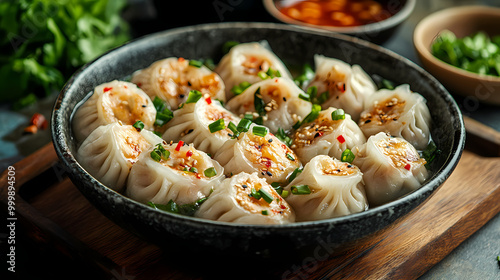 Xiao Long Bao,Xiao Long Bao Chinese food, delicious food ready to eat in a bowl