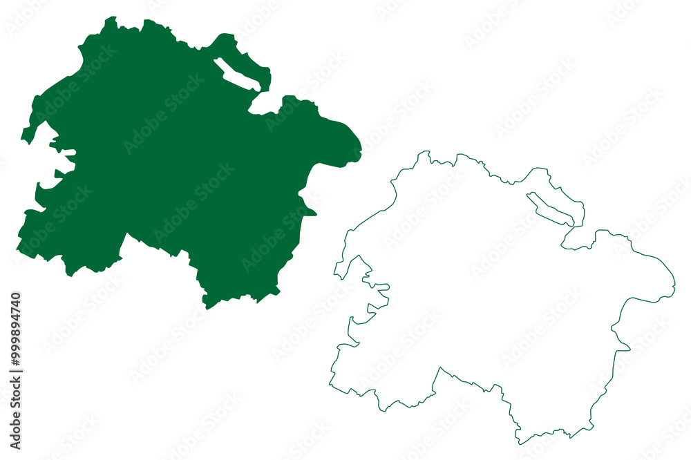 Samba district (Jammu and Kashmir union territory, Republic of India) map vector illustration, scribble sketch Samba map Samba district (Jammu and Kashmir union territory, Republic of India) map vector illustration, scribble sketch Samba map