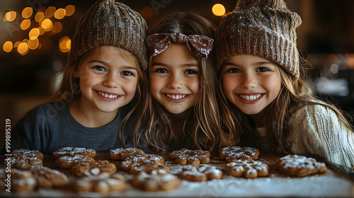 Smiling Kids  with Homemade...
