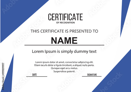vector award certificate design. certificate vector art. popular certificate vector, abstract geometric certificate vector. incredible  certificate vector. icon
