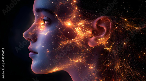 Sparkling Cosmic Portrait: ...