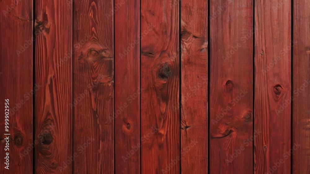 Realistic Red Wooden Texture Background Featuring Detailed Grain Patterns Realistic Red Wooden Texture Background Featuring Detailed Grain Patterns