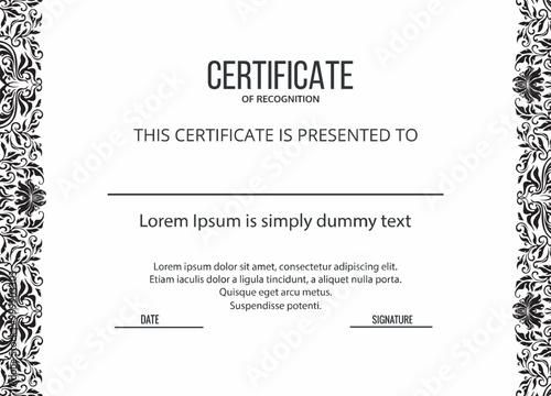 vector award certificate design. certificate vector art. popular certificate vector, abstract geometric certificate vector. incredible  certificate vector. icon